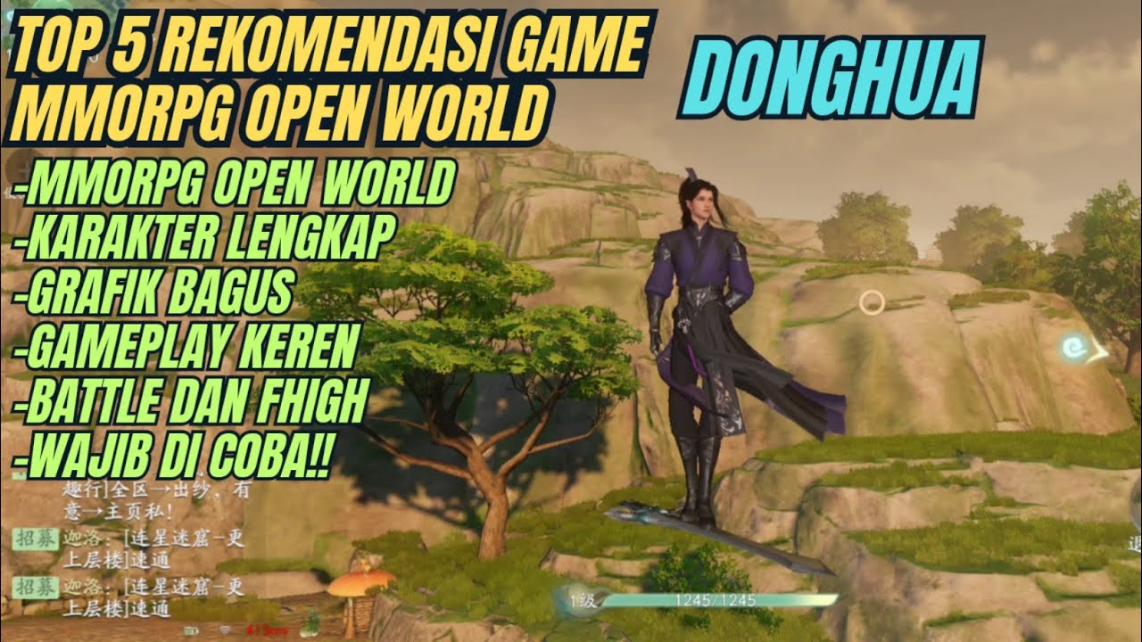 Top 5 Rekomendasi Game Donghua MMORPG Open World dengan Grafik Terbaik (Android/IOS)