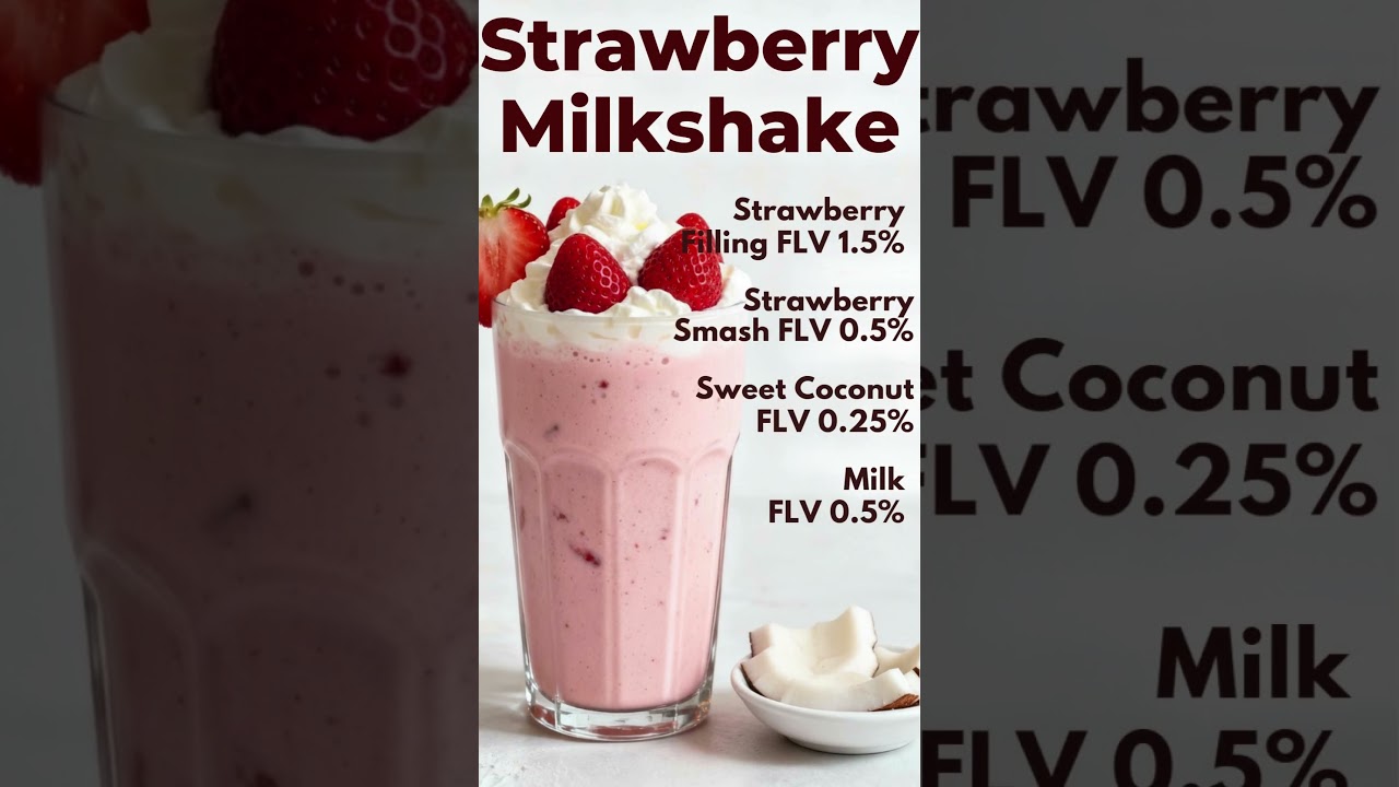 strawberry milkshake recipe for diy e liquid