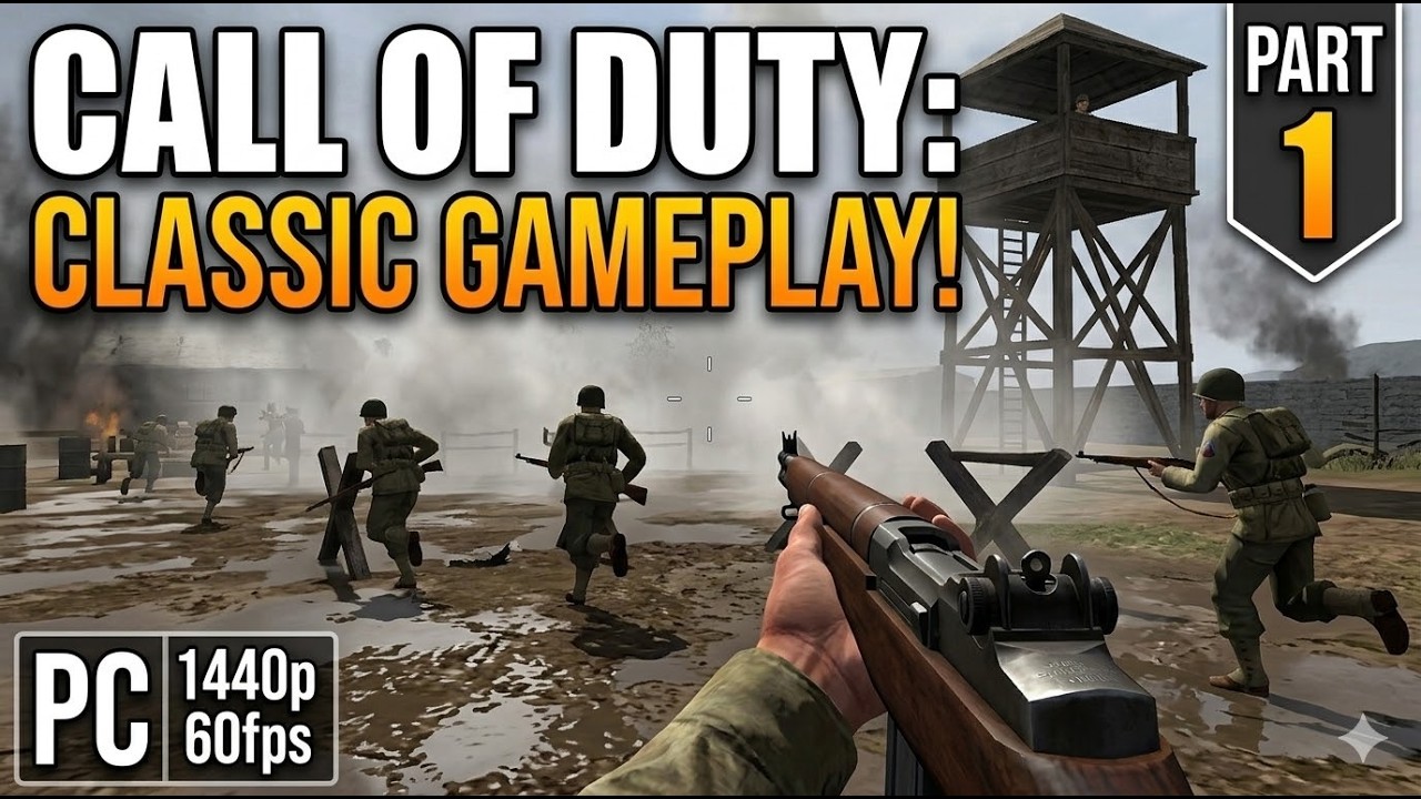 Call of Duty 1 - Gameplay - Part 1