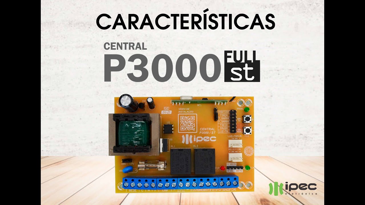 CARACTERISTICAS CENTRAL P3000 FULL ST