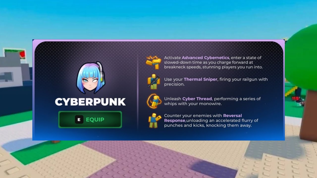 Playing As CYBERPUNK In Roblox Project Smash