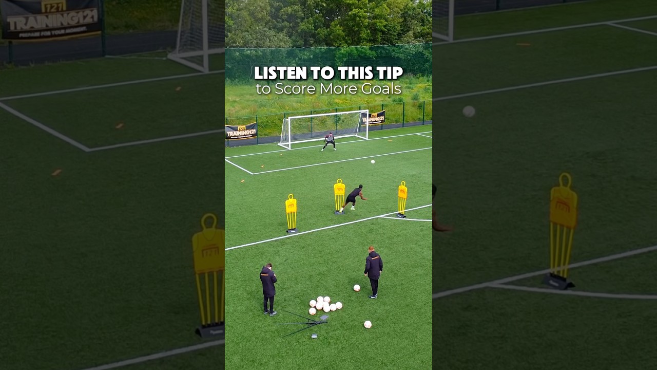 Add MORE goals to your game 🎯 | #football #training121 #topbins #shootingdrills #finishing #drill