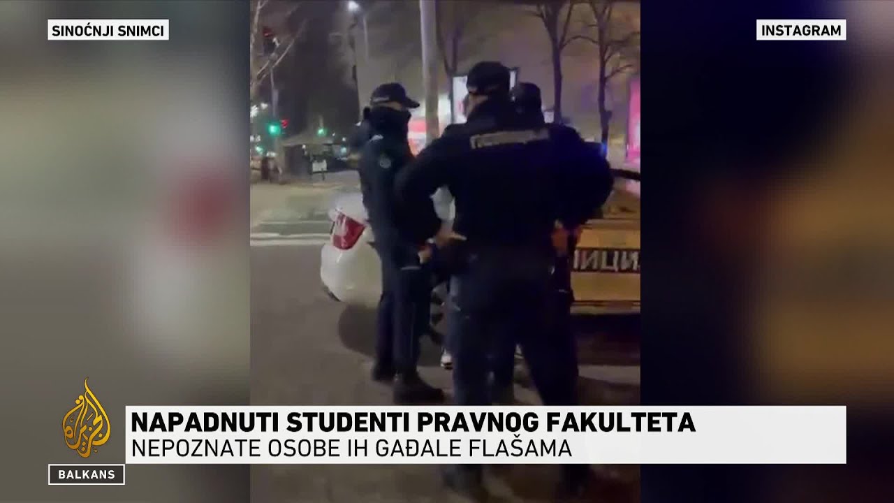 Napadnuti studenti Pravnog fakulteta: Gađali su nas flašama