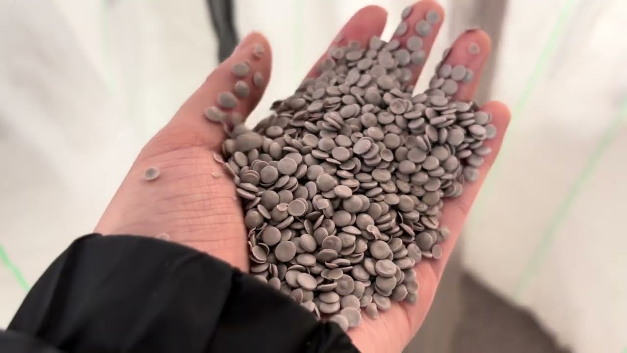 PE Crushed Material Double Stage Water Ring Cutting  Granulation Process!!!