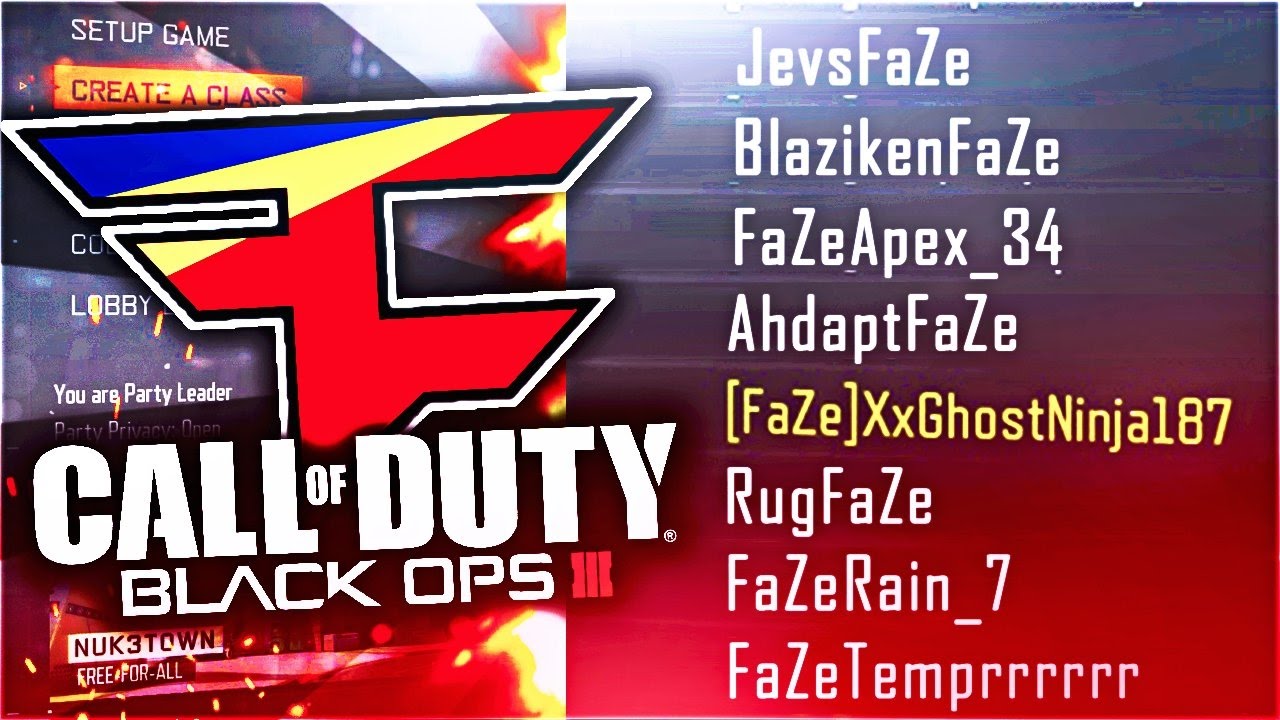 BO3 FAZE CLAN SNIPING OPEN SUBSCRIBER BATTLE! BLACK OPS 3 QUICK SCOPE FAZE CLAN SNIPING OPEN LOBBY!