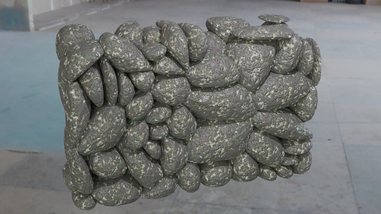 Blender 4.2 Chinese tutorial :How to Make Stone Wall Easy and Fast ! Blender轻松定制石墙中文教程