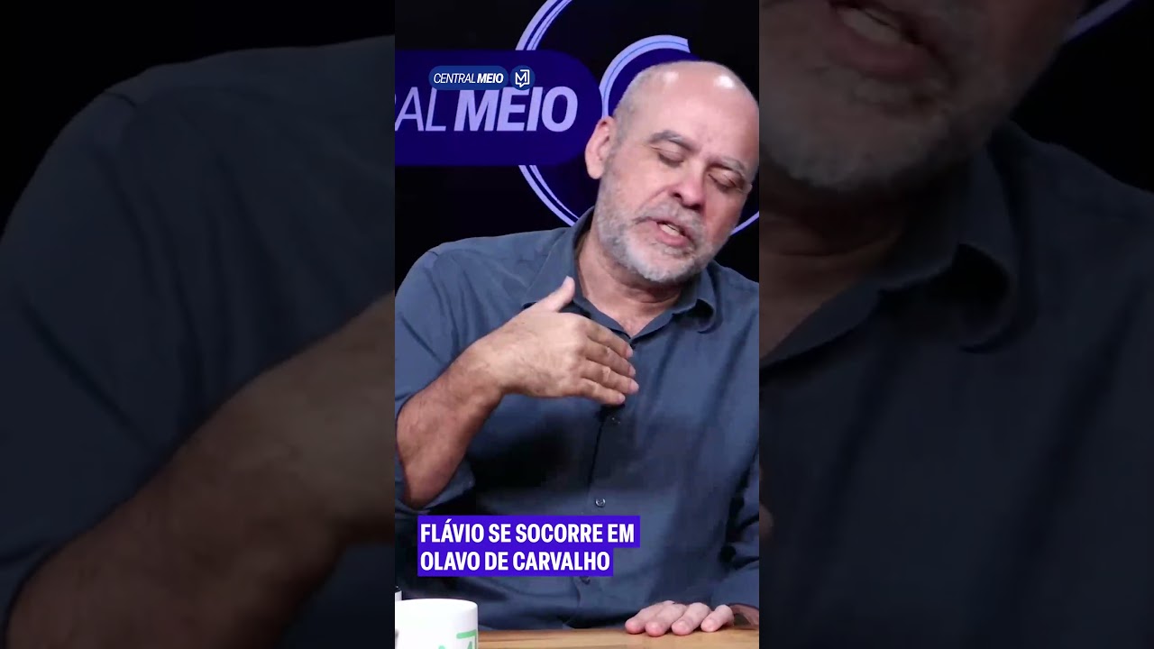 Fl&aacute;vio se socorre em Olavo de Carvalho #elei&ccedil;&otilde;es2026 #direita #flaviobolsonaro