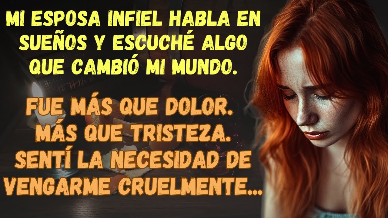 Mi Esposa Infiel Habla En Sueños Y Escuché Algo Que Cambió Mi Mundo. Fue...