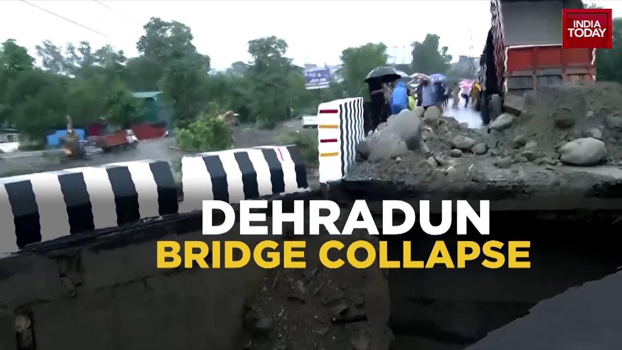Bridge Collapse: Made For 16 Crore Rupees, Dehradun Bridge Approach Road Caves In Within 17 Days
