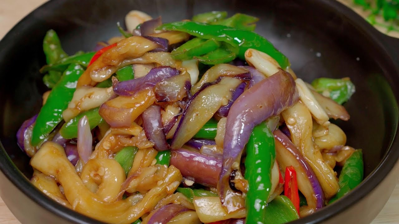 青椒茄子好吃的家常做法，操作簡單，下酒還下飯#茄子#家常菜 #茄子的做法