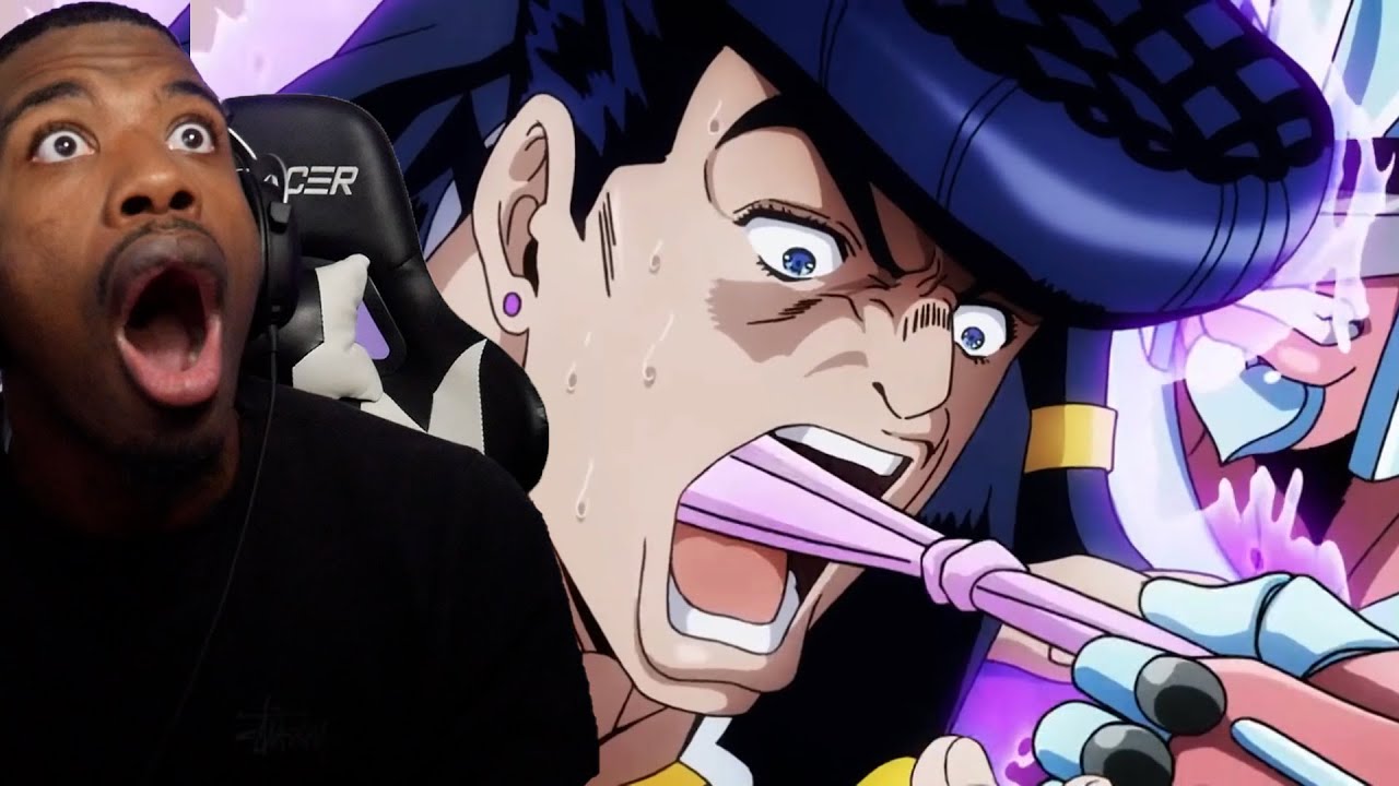 ЭТО ДИКОЕ АНИМЕ!! 2 секунды реакции на каждую серию JoJo Bizarre Adventure