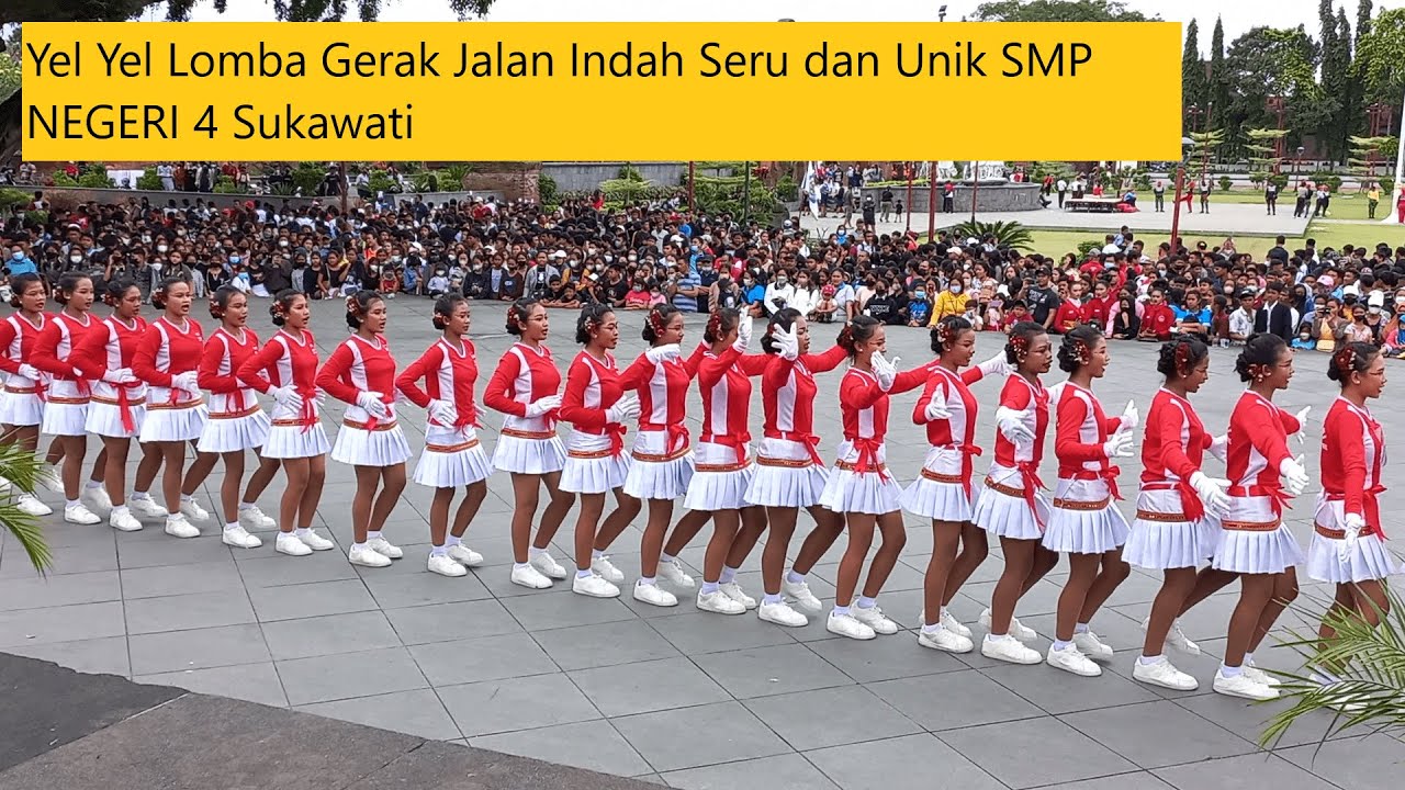 Yel Yel Lomba Gerak Jalan Indah Seru dan Unik SMP NEGERI 4 Sukawati Kota Gianyar 2022