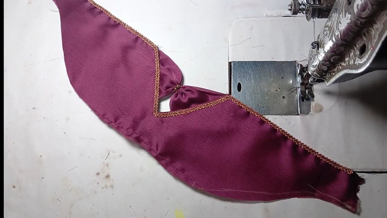 Professional blouse sleeve design #cutting & stitching #fashion #YouTube 