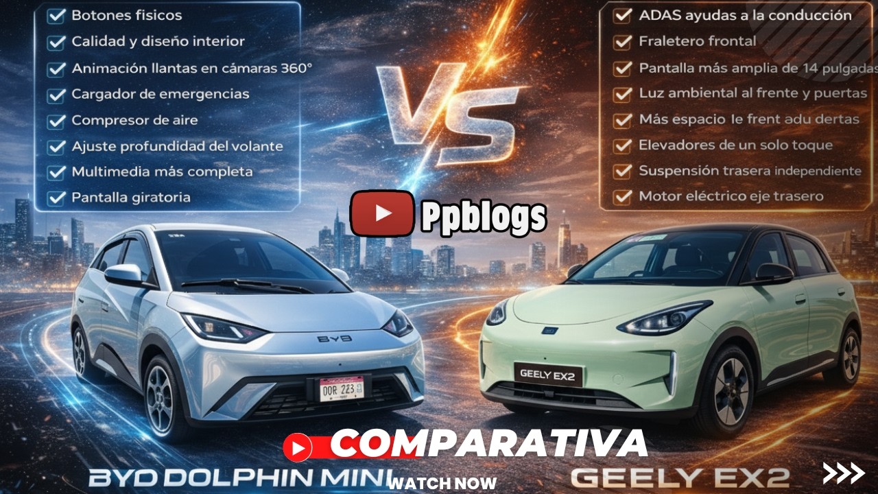 ¿Cuál te da más por tu dinero? BYD Dolphin Mini vs Geely EX2
