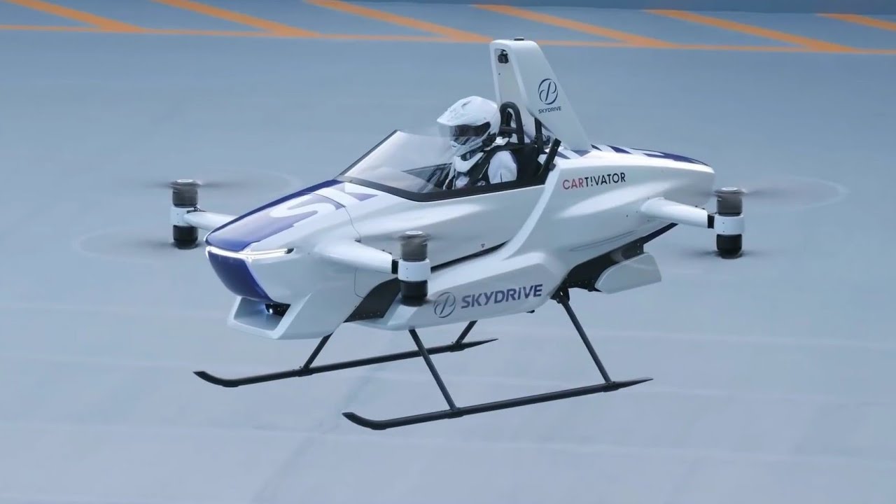 Toyota's SkyDrive - the 1st human piloted 