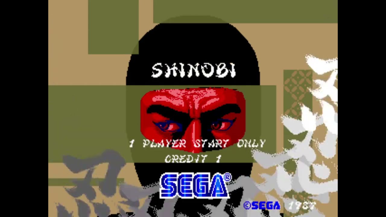 【レトロゲーム】アーケード版　忍 -SHINOBI-