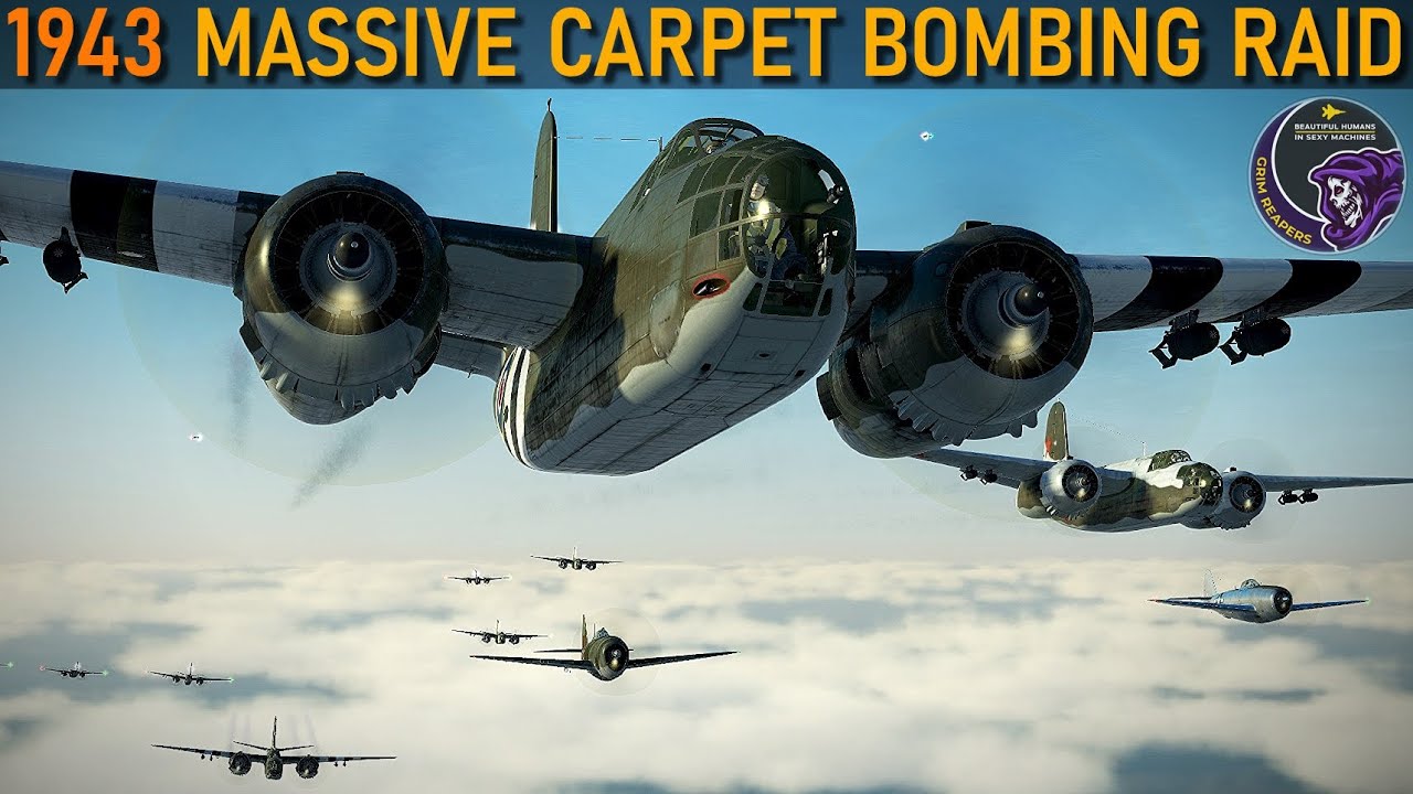 *REALLY GOOD* 1943 P-47s Used As Bomber Escorts For First Time In WWII | IL-2 Reenactment
