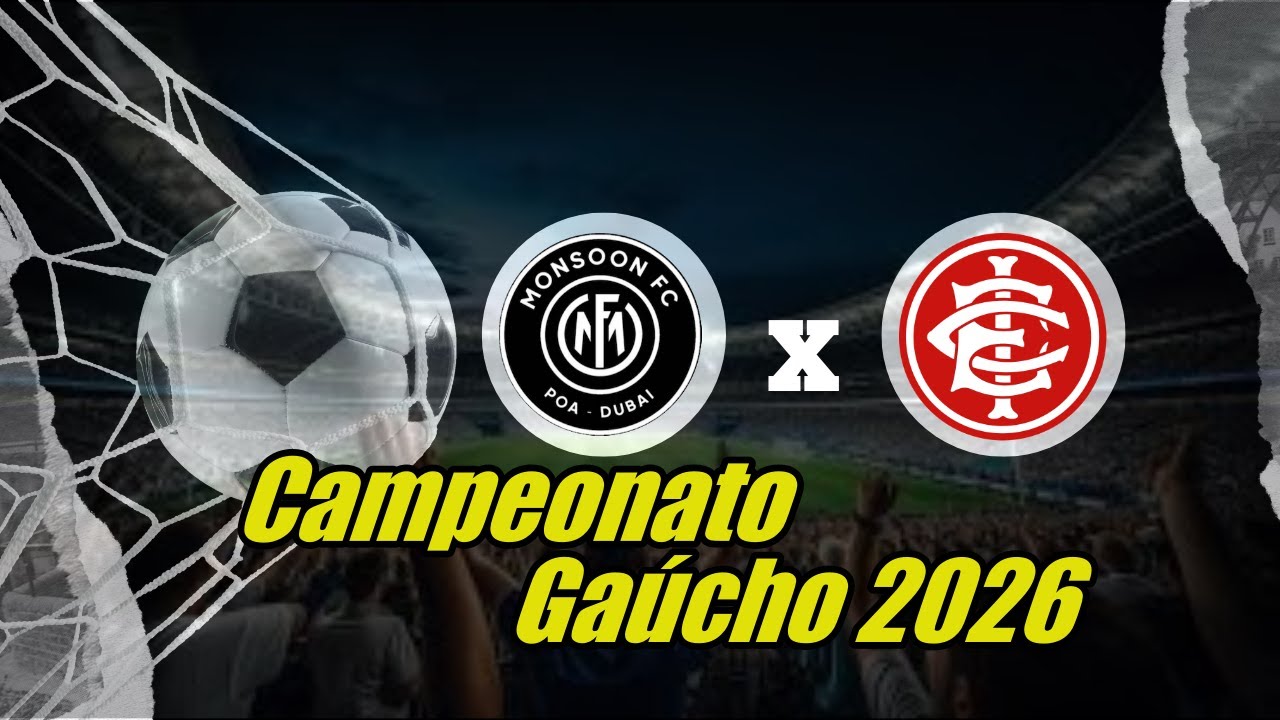 AO VIVO | MONSOON  X  INTER DE SANTA MARIA  | CAMPEONATO GAÚCHO 2026  | NARRAÇÃO