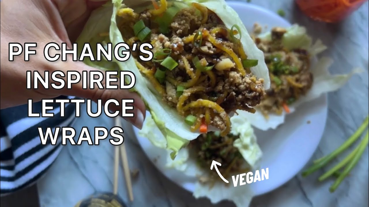 PF Chang’s Inspired Vegan Lettuce Wraps | FULL Recipe | Vegan