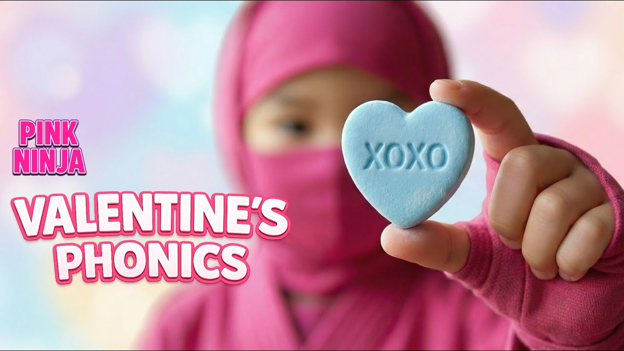 Pink NinJa Valentine’s Phonics 💗 A–Z Love Words