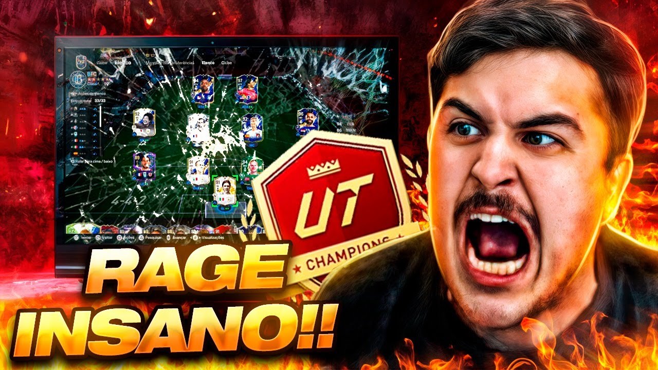 EU ODEIO ESSE JOGO!!! RAGE ABSURDO NA WL COM OS TOTY DO BANQUETA NO EA FC 25!!