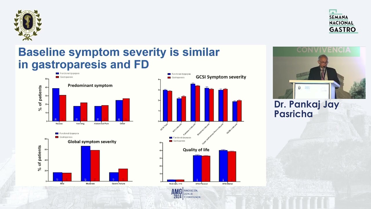 Dispepsia vs Gastroparesia. Un dilema para el gastroenterólogo - Dr. Pankaj Jay Pasricha