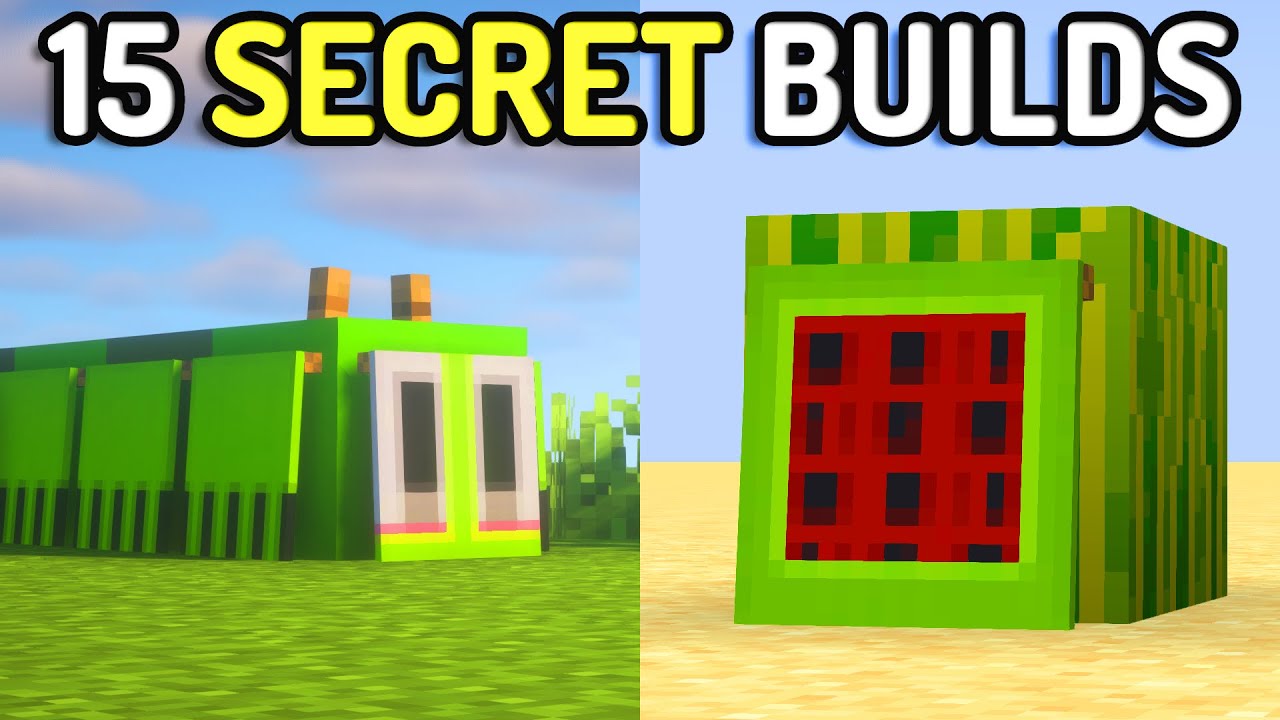 Minecraft: 15+ SECRET Build Hacks & Ideas!