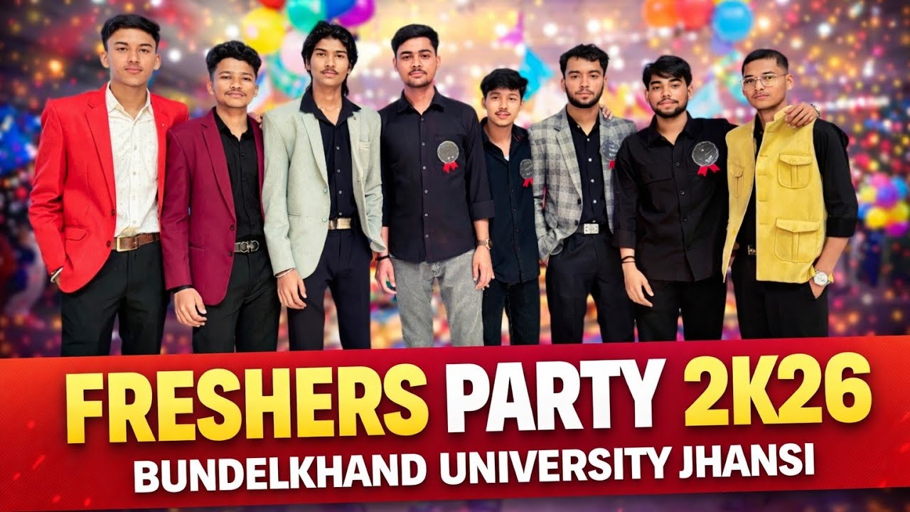 Fresher party 2K26 || Bundelkhand university Jhansi #bundelkhanduniversity #jhansi #fresherparty 