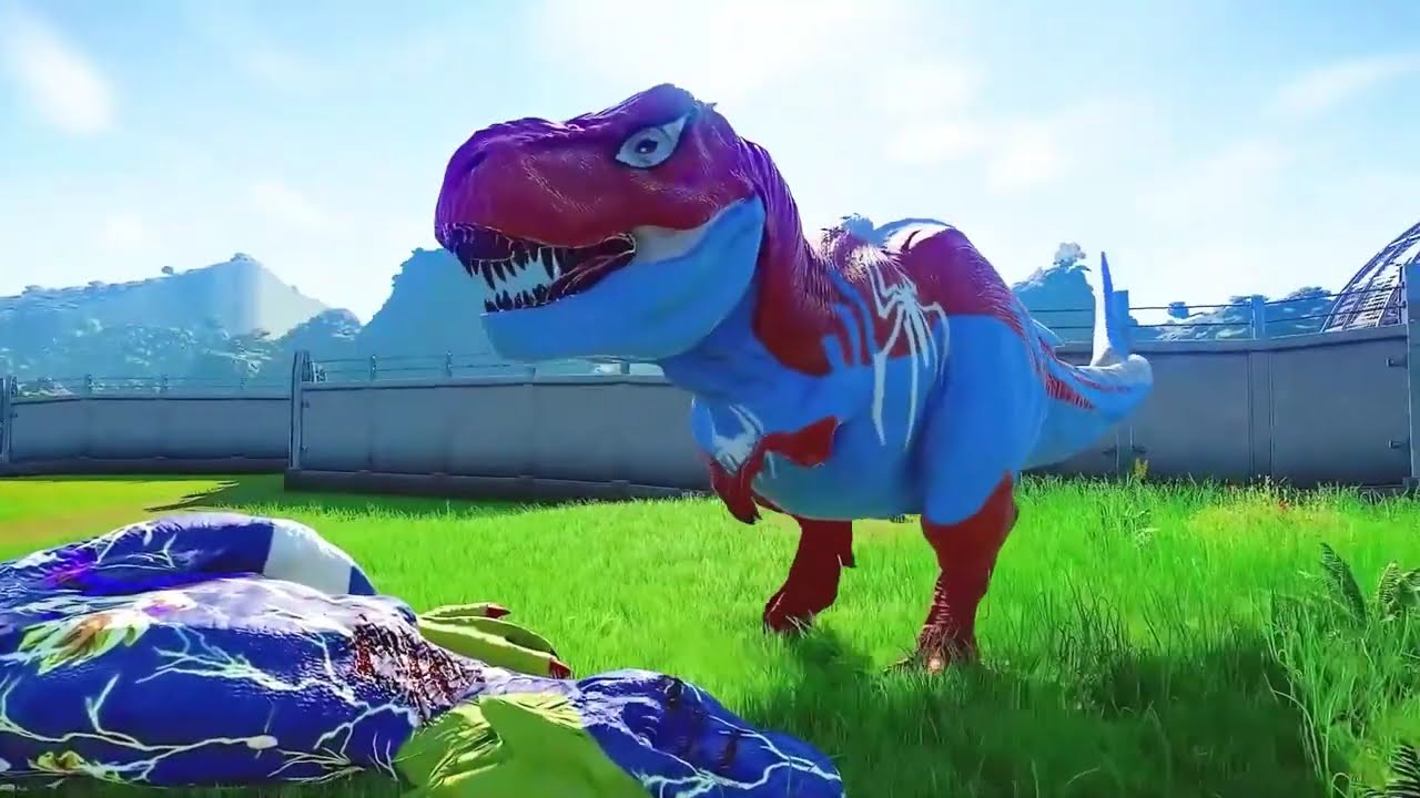 #82 Dawn light awakens a T Rex in the ancient forest #JurassicPark #TRex #Prehistoric #SteamGame #Ga