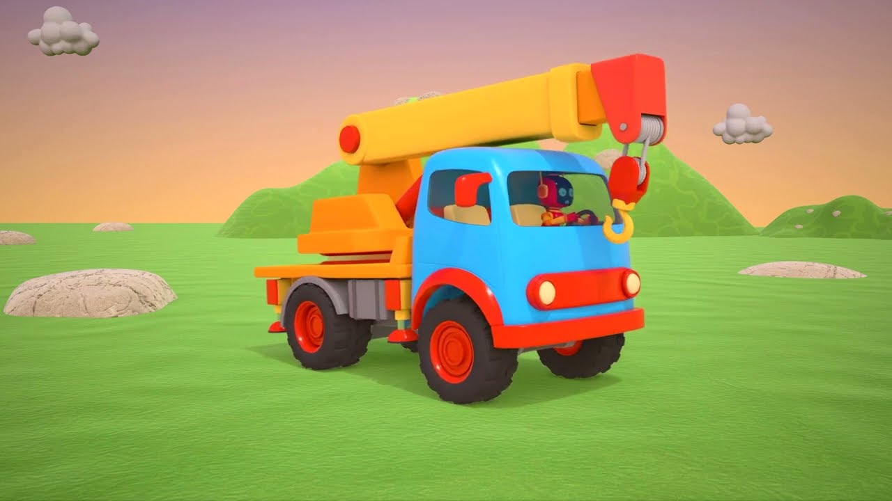 Leo the Truck Full Episodes. Cartoons for Kids. Farm Vehicles & Toy Trucks for Kids