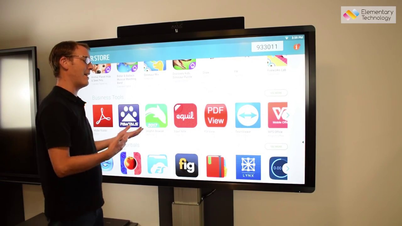 A snapshot of the Clevertouch Plus!