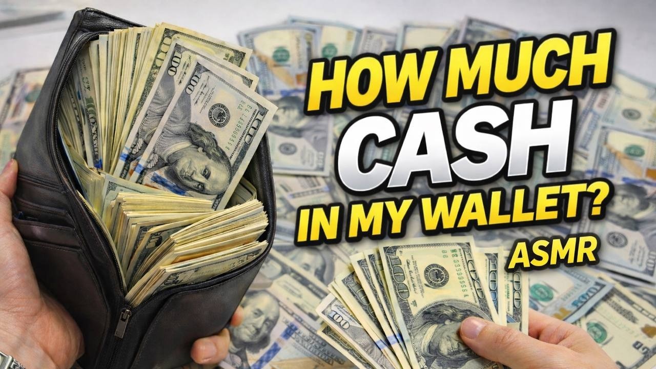 How Much Cash Is In My Wallet? | Money Counting ASM