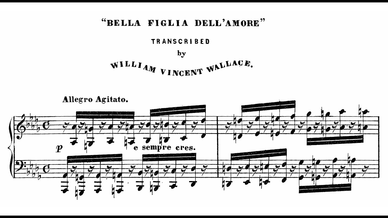 William Vincent Wallace - Paraphrase on 'Bella figlia dell'amore' from Verdi's Opera 'Rigoletto'