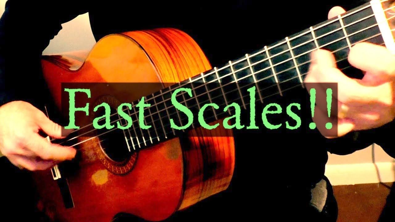 How to Practice Fast Scales - One Minute Lesson - Fingerstyle Guitar