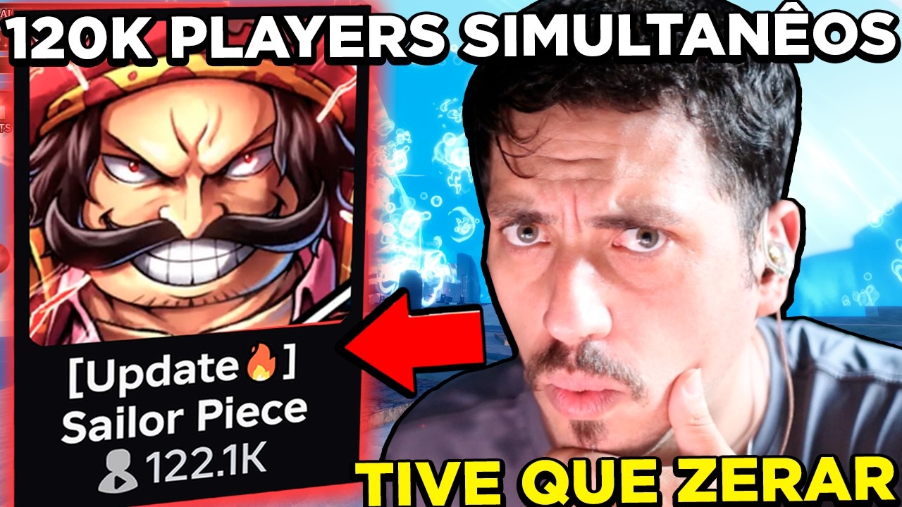 O NOVO JOGO DO MOMENTO!! ZEREI o NOVO JOGO de ONE PIECE USANDO o PODER MAIS QUEBRADO da ATUALIZAÇÃO!