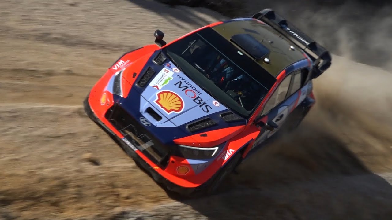 WRC Rally de Portugal 2025 | Test HYUNDAI - Thierry NEUVILLE | INSANE SIDEWAYS ! | @AP90Video
