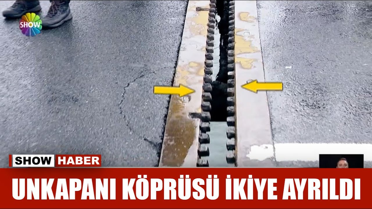 Unkapanı köprüsü ikiye ayrıldı