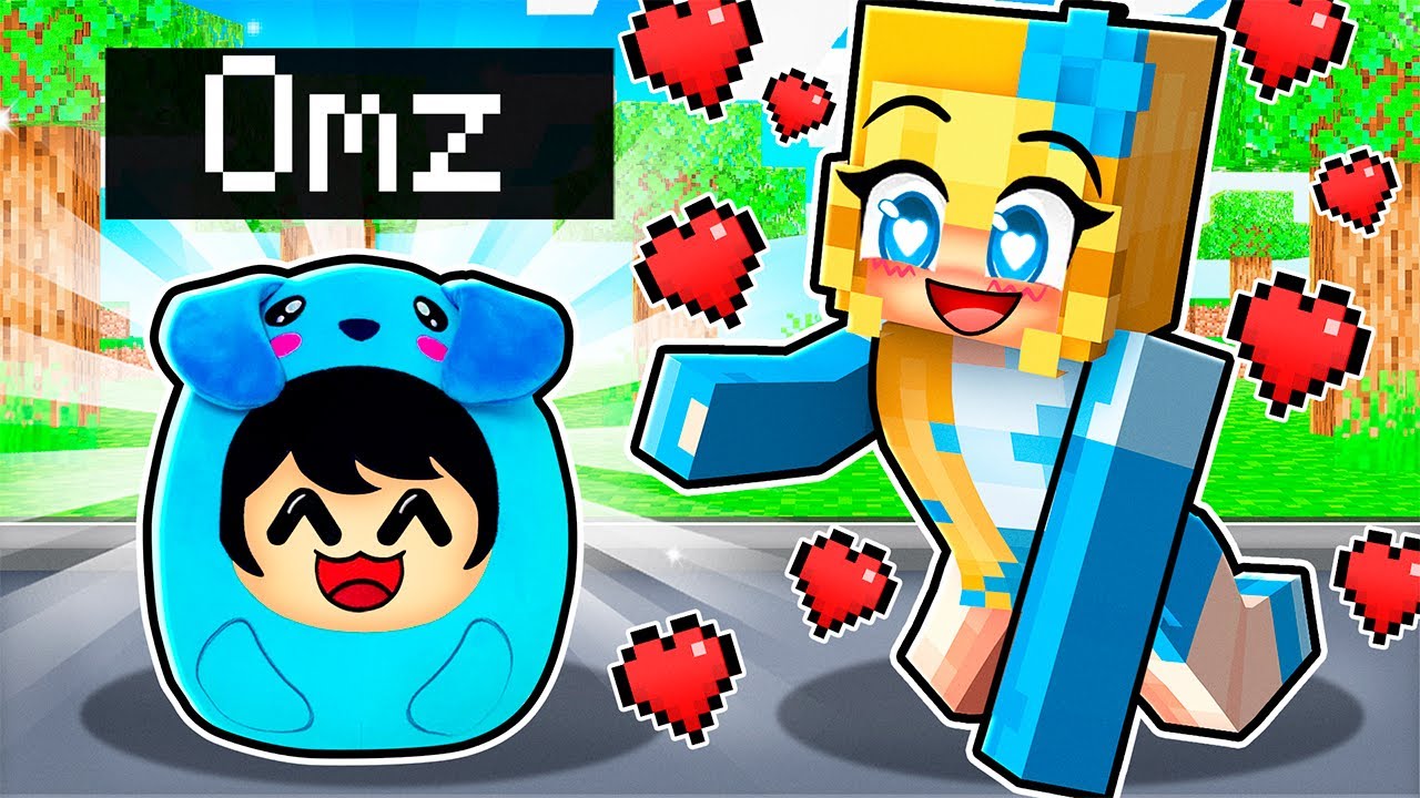 Playing Minecraft as a HELPFUL FAT Omz Toy!