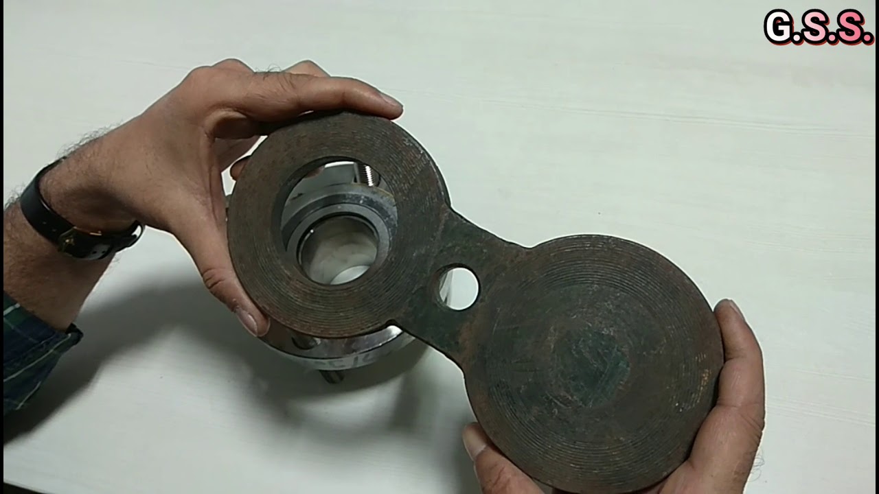 Piping Engineering : Fig-8 Blind or Spectacle Blind installation