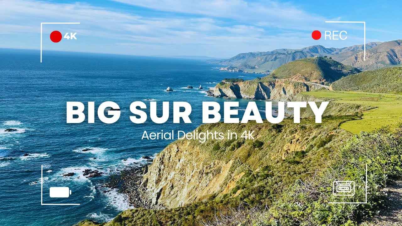 Big Sur California Drone 4K.