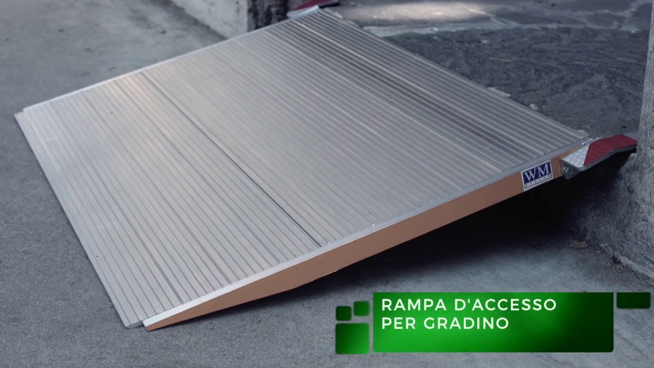 RAMPA D'ACCESSO PER GRADINO (max 15 cm)