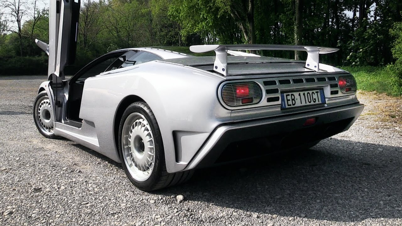 Bugatti EB110 GT Sound - Accelerations & Revs