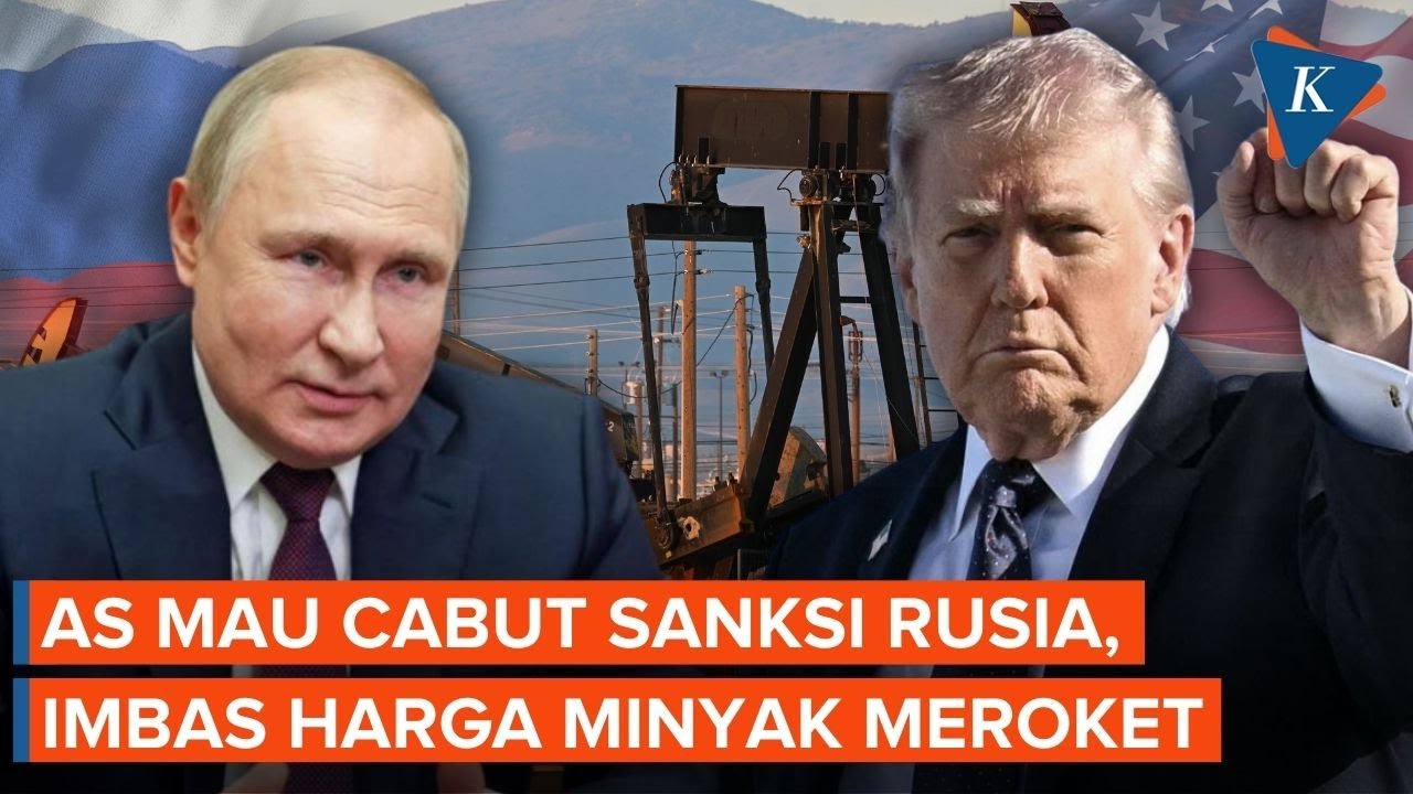 Harga Minyak Melonjak akibat Perang Iran, Trump Mau Cabut Sanksi Rusia