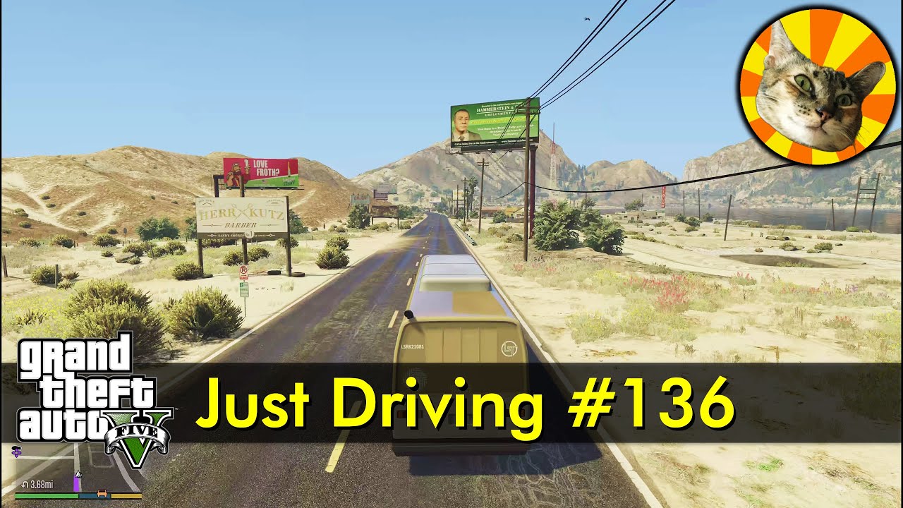 Just Driving #136 - Bus: Sandy Shores to Downtown Los Santos | GTA V