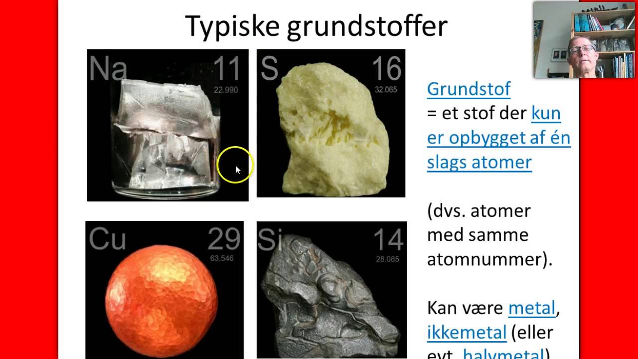 Atomer, grundstoffer og Periodisk System