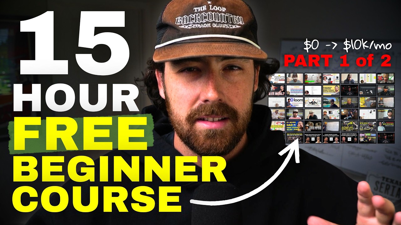 How to land a high ticket sales job - 15 hr free course - part 1/2
