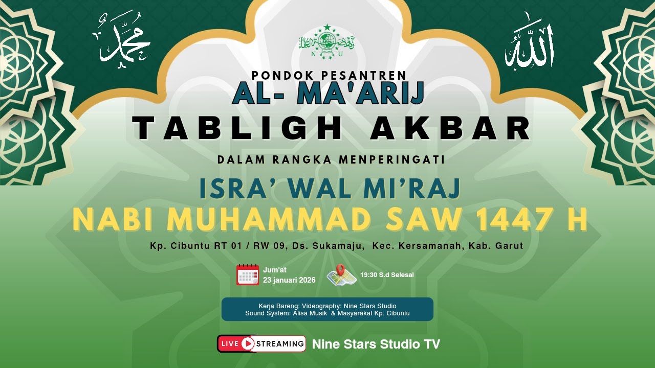 TABLIGH AKBAR BERSAMA KANG HAJI BEDOG BANDUNG