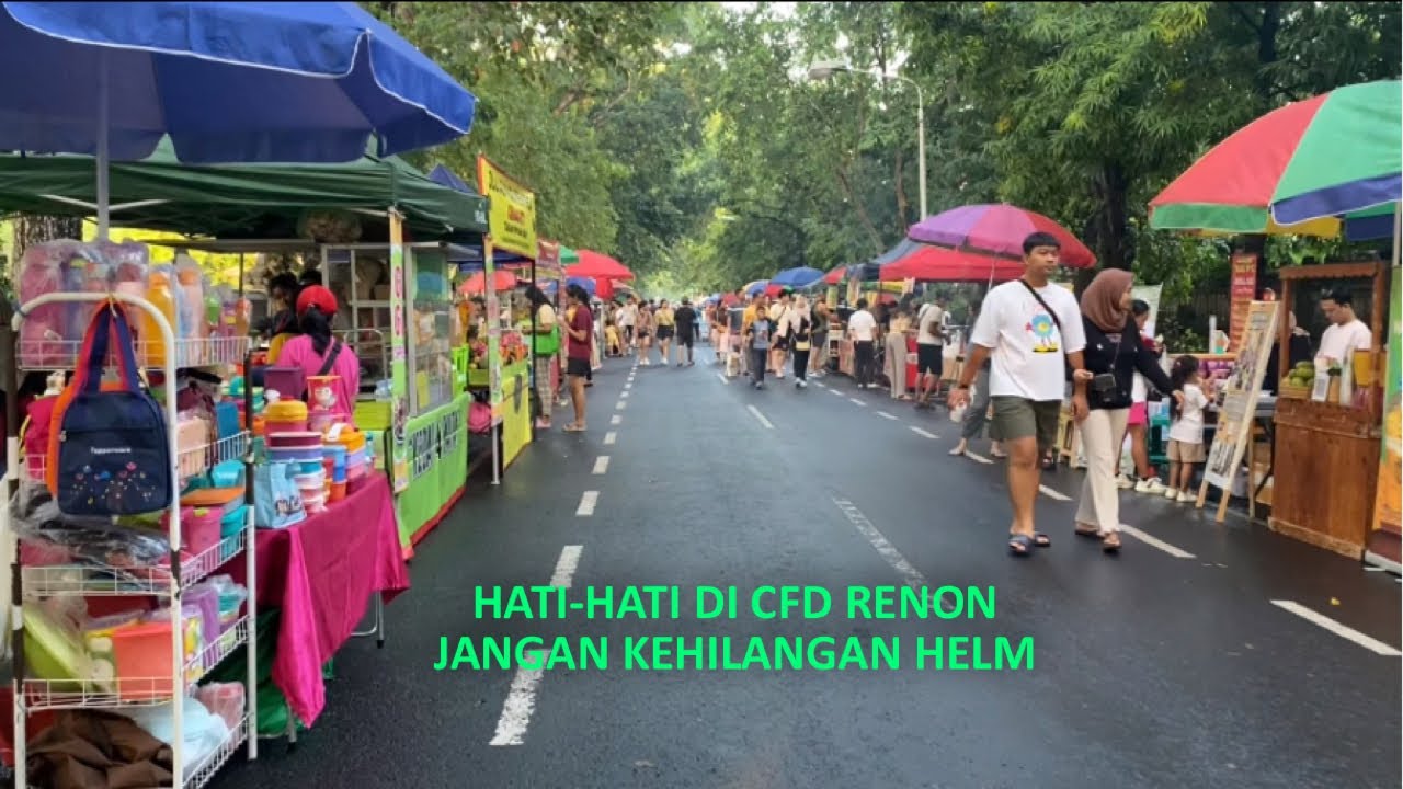 Jalan-jalan di CFD RENON DENPASAR (BALI)