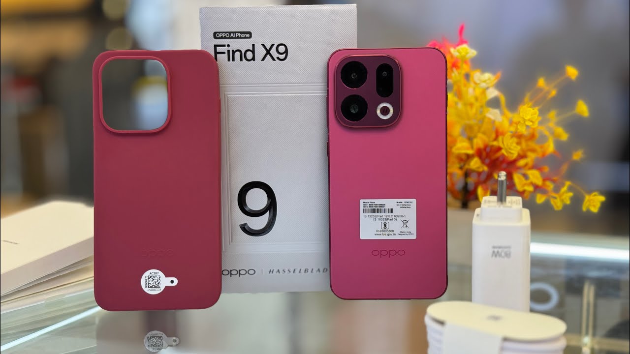 Oppo Find X9 5G Velvet Red colour unboxing #viralvideo #trendingvideo #mobileviews878 #oppobihar 