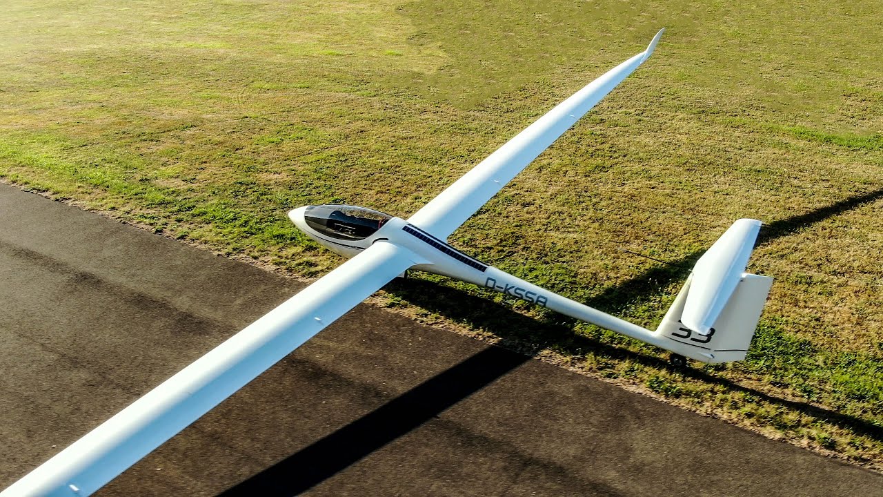 FLIGHT TEST AS33 Es - LATEST 18m GLIDER